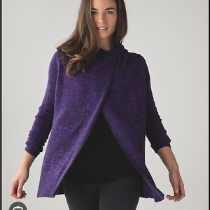 Lululemon Peace of Mind wrap sweater